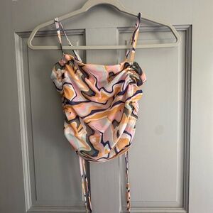 Women’s Small Multicolor Swirl Tank Top